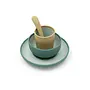 Kinderserviesset Siliconen Jade Shades