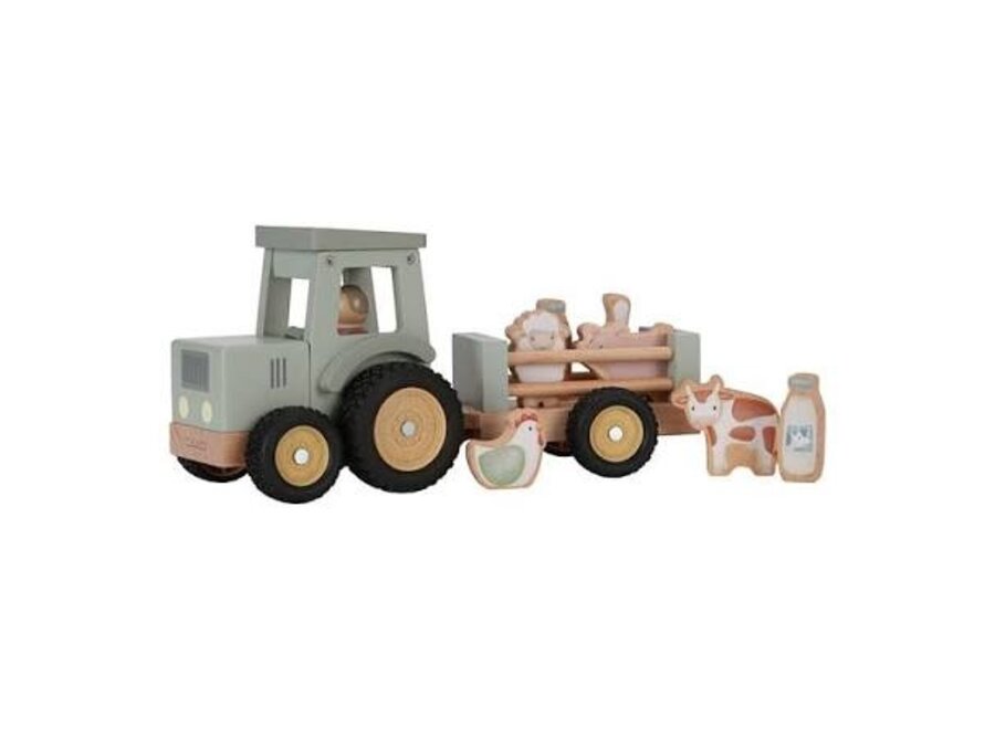 Tractor met trailer Little Farm