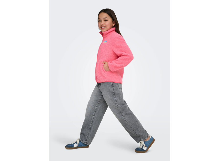 EVA LIFE TEDDY JACKET pink lemonade