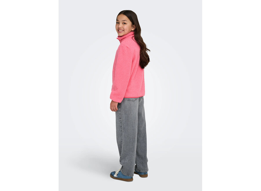 EVA LIFE TEDDY JACKET pink lemonade