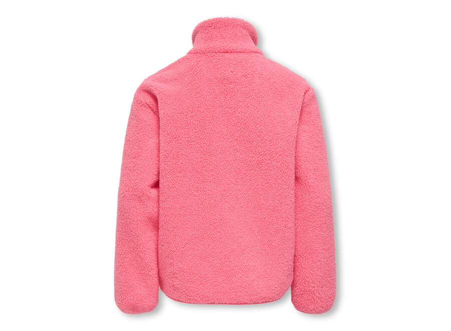 EVA LIFE TEDDY JACKET pink lemonade