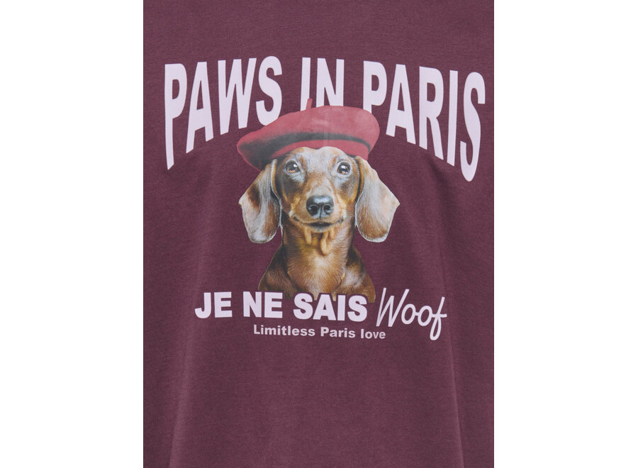 T-Shirt Billy relax print tee - Paws Fudge