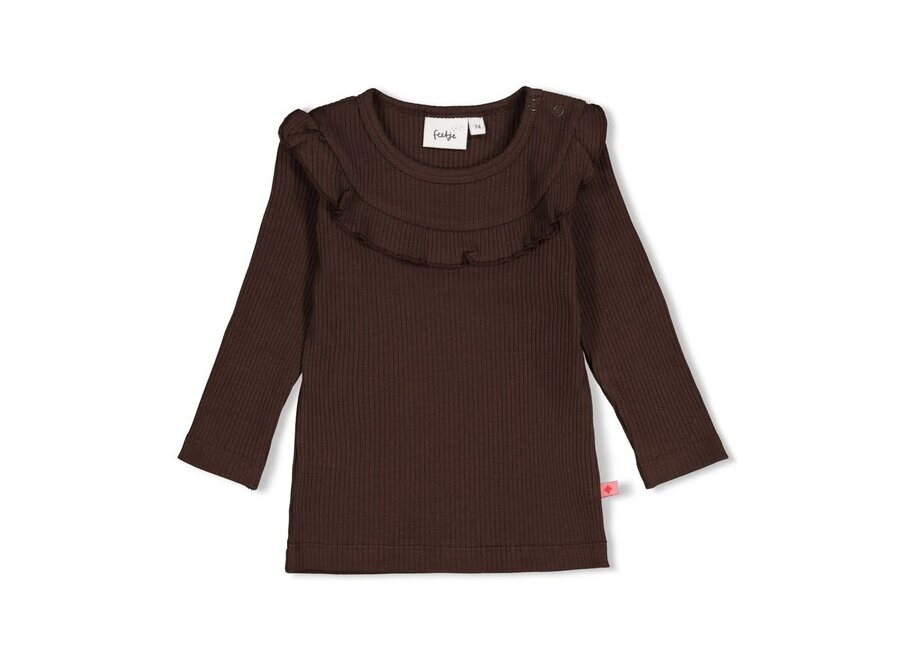 Longsleeve rib - City Chic - Bruin