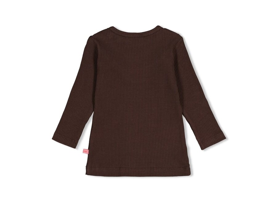Longsleeve rib - City Chic - Bruin
