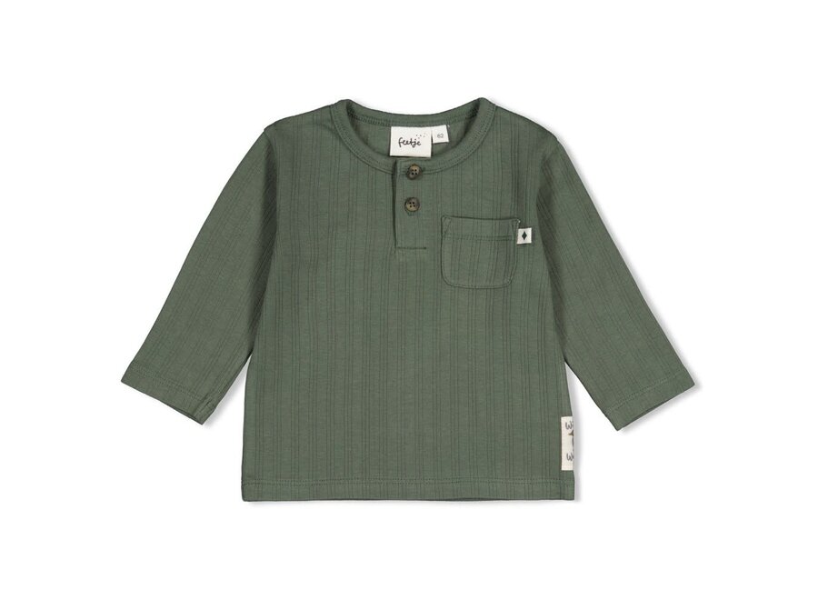 Longsleeve rib - Wiggle and Waddle - Groen