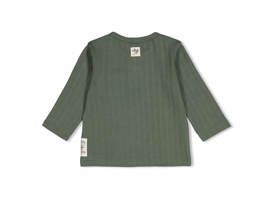 Longsleeve rib - Wiggle and Waddle - Groen