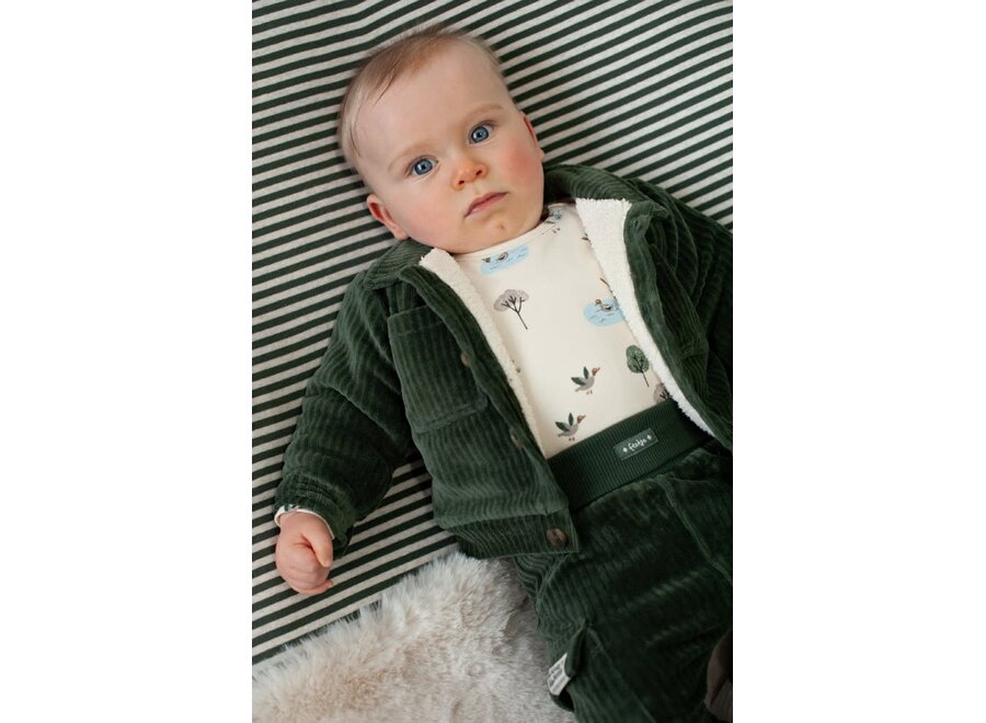 Broek velours rib - Wiggle and Waddle - Groen