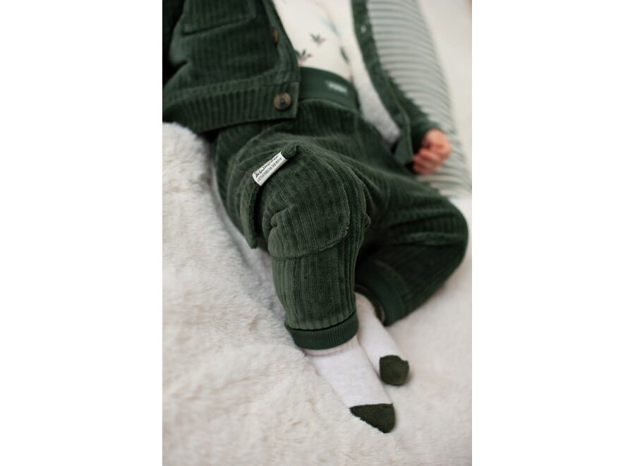 Broek velours rib - Wiggle and Waddle - Groen