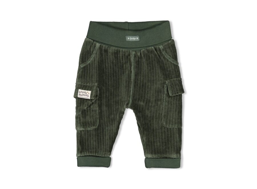 Broek velours rib - Wiggle and Waddle - Groen