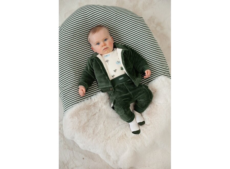 Broek velours rib - Wiggle and Waddle - Groen