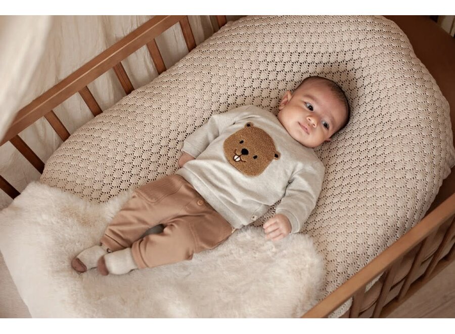 Sweater - Tiny Timber Tales - Grijs Melange