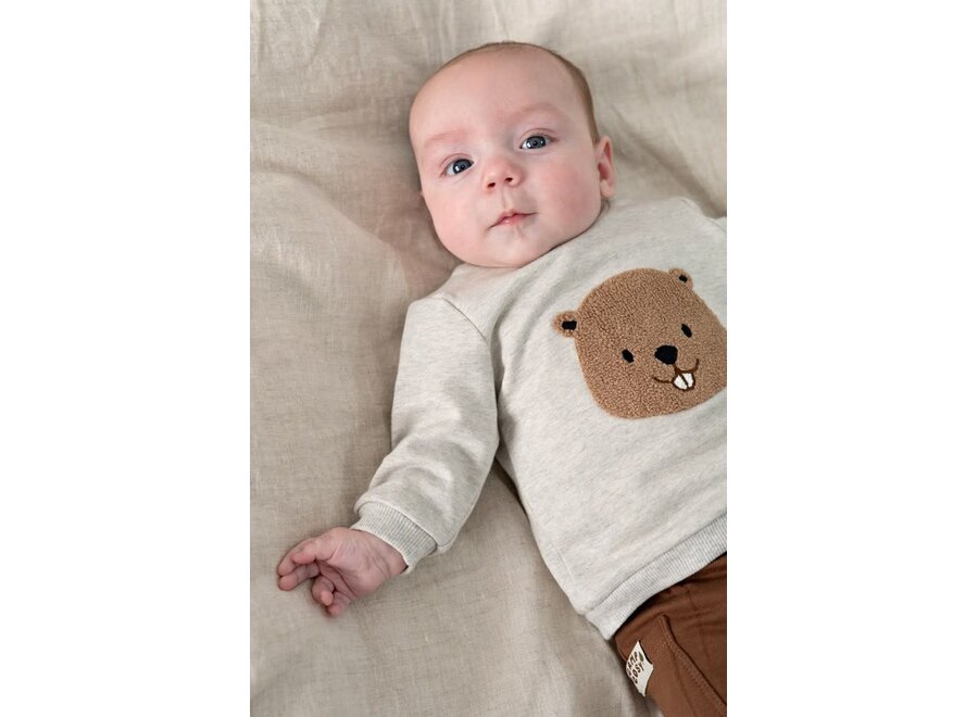 Sweater - Tiny Timber Tales - Grijs Melange