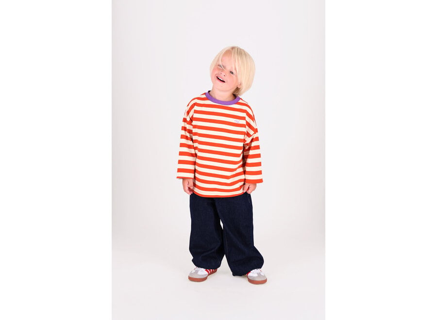 Lou Longsleeve - Burnt Ochre Stripes