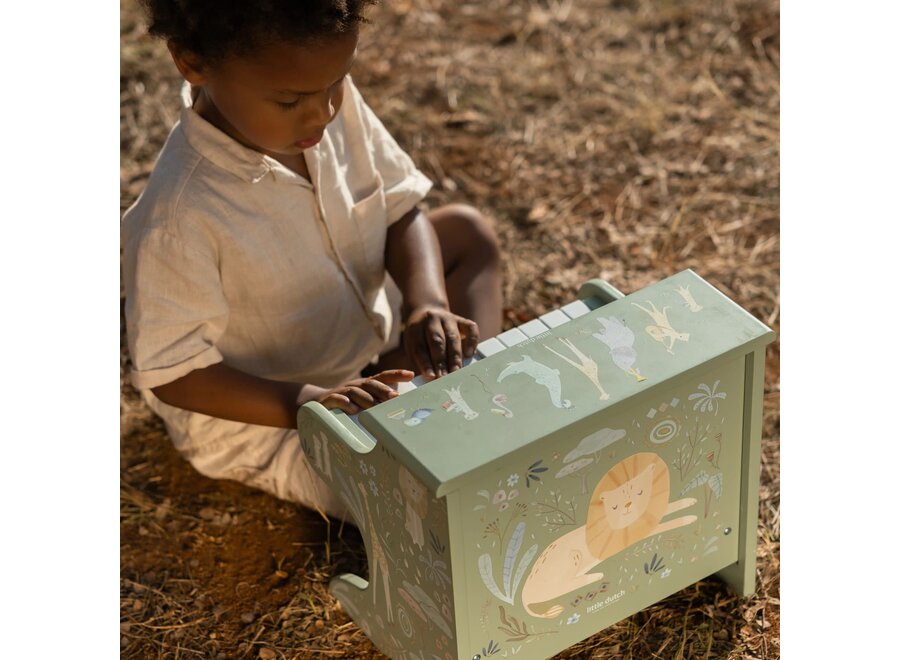Houten Piano Groen ­ Safari Friends FSC