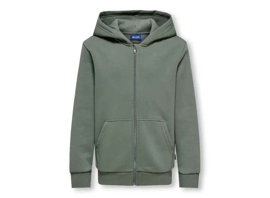 Vest Ceres zip hoodie - Castor Gray