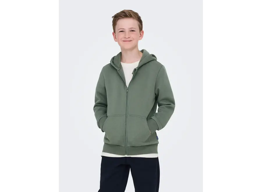 Vest Ceres zip hoodie - Castor Gray