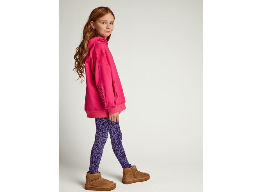 Little oversized hoodie - warm fuchsia