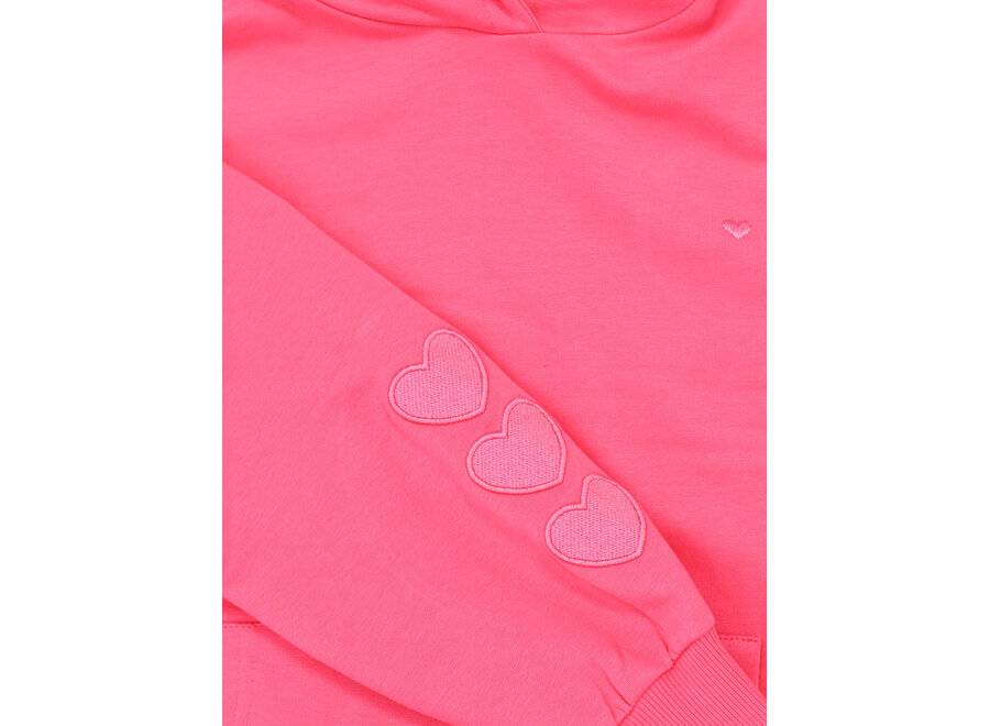 Little oversized hoodie - warm fuchsia