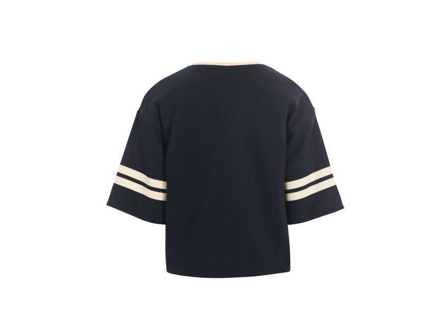 Little interlock T-shirt - Night blue