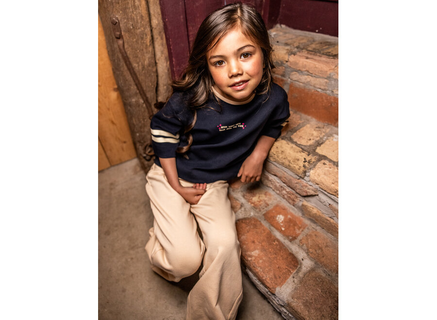 Little interlock T-shirt - Night blue