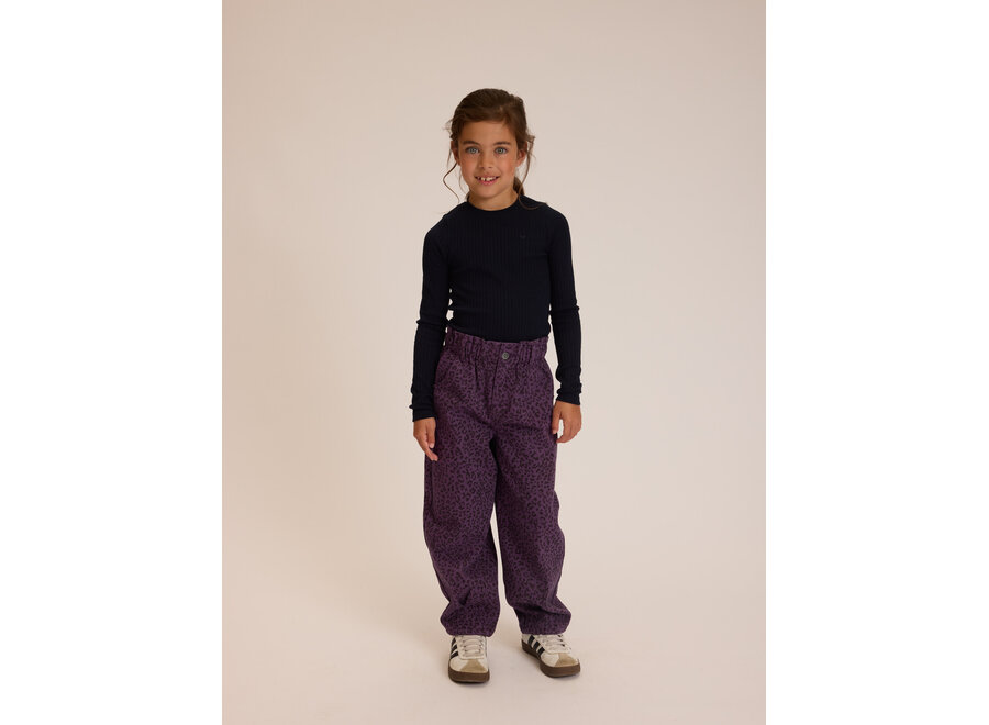 Little rib Tee - night blue