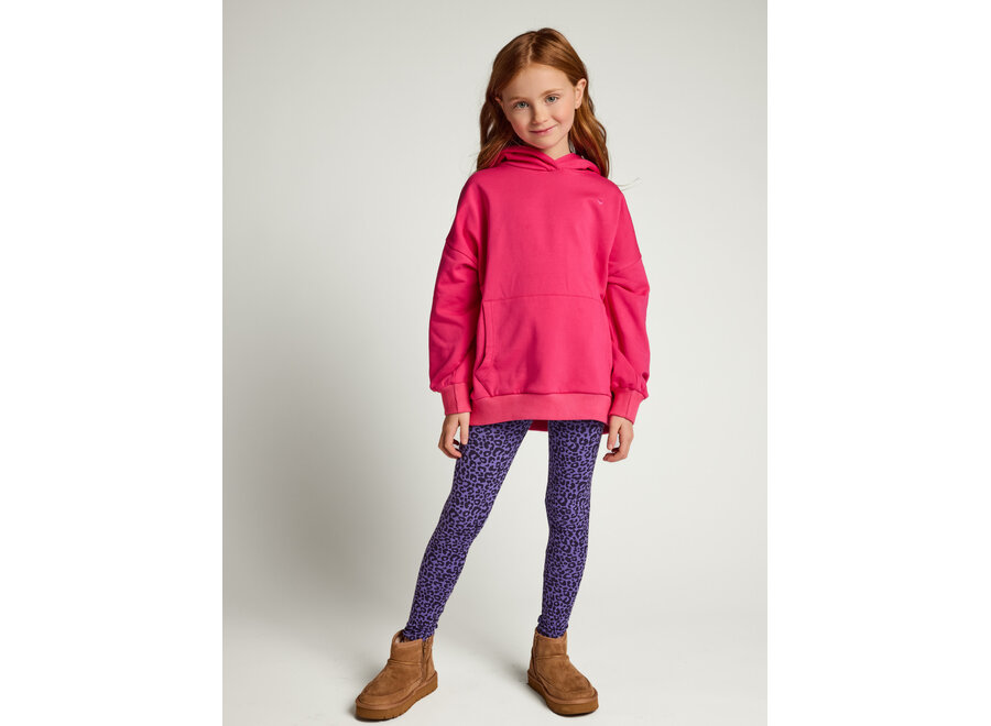 Little leopard legging - Purple leopard