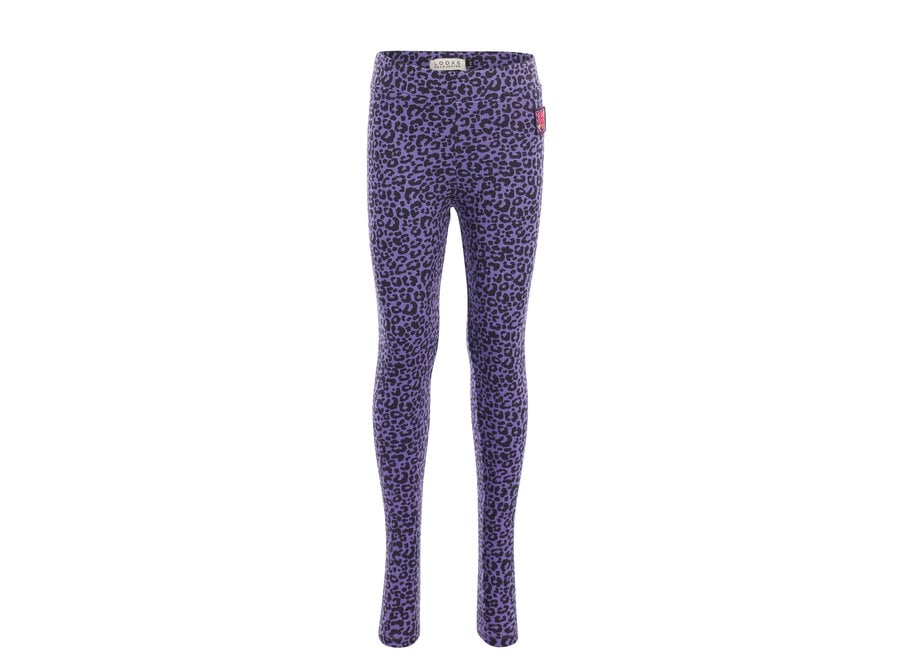 Little leopard legging - Purple leopard