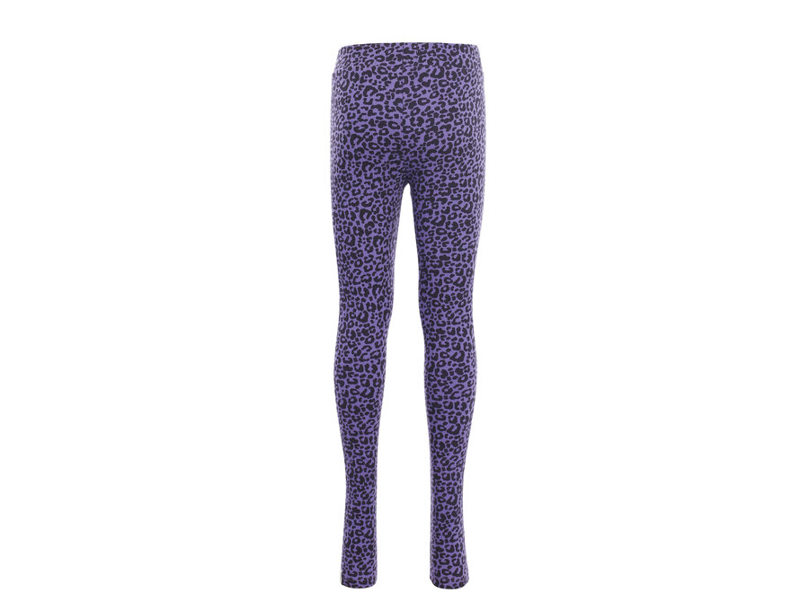 Little leopard legging - Purple leopard
