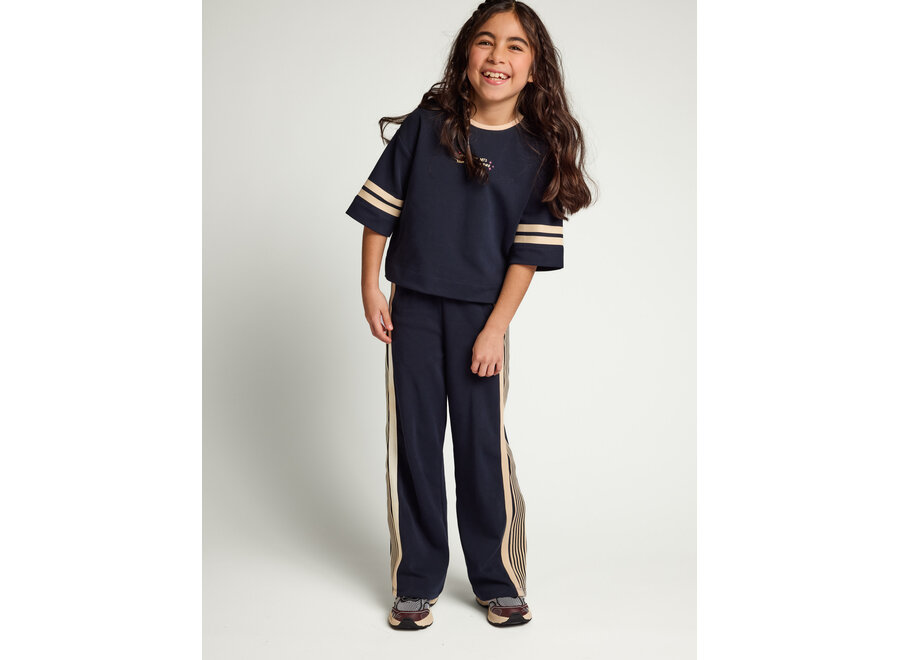 Little interlock pants - night blue