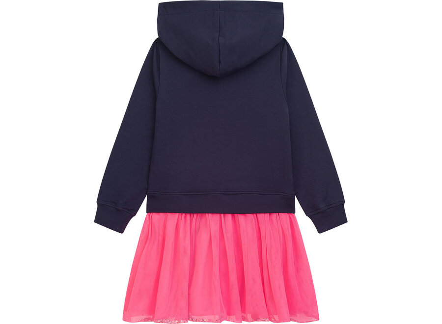 Jurk tule DEBBA - Neon pink