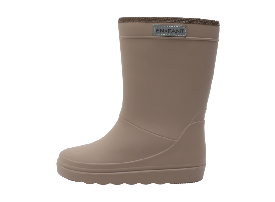 Thermo boots solid - Pine bark