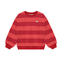 Oversized Sweater Big Stripe - Rythmic Red