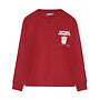 T-shirt Longsleeve Chest print - Rythmic Red
