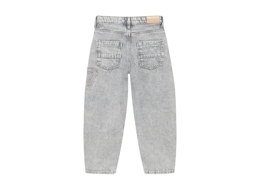 Denim Barrel Fit - Light Grey Denim