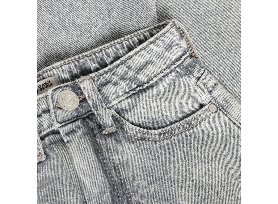 Denim Barrel Fit - Light Grey Denim