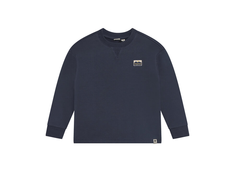 T-shirt Longsleeve Backprint - Odyssey Gray