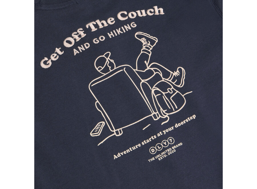 T-shirt Longsleeve Backprint - Odyssey Gray