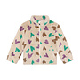 Teddy Jacket Hearts - Sandshell