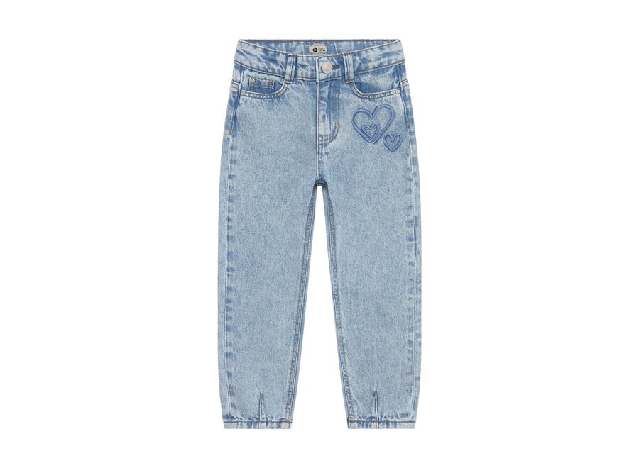 Denim Mom Fit Heart - Medium Denim