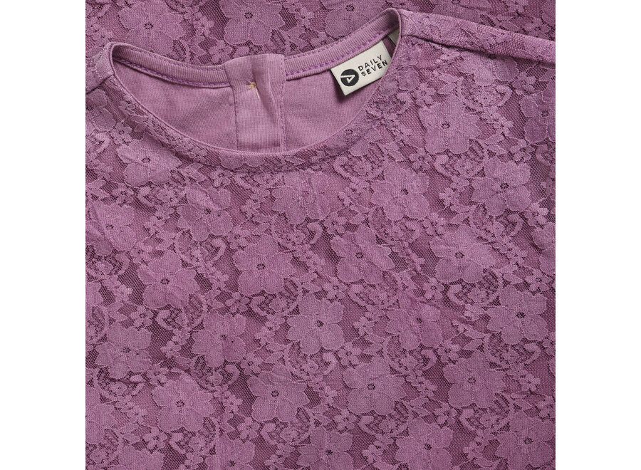 T-shirt Longsleeve Lace - Valerian