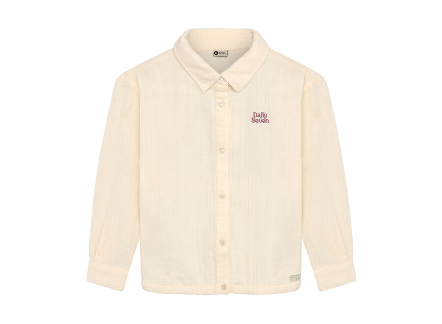 Shirt Longsleeve Fancy - Mother of Pearl