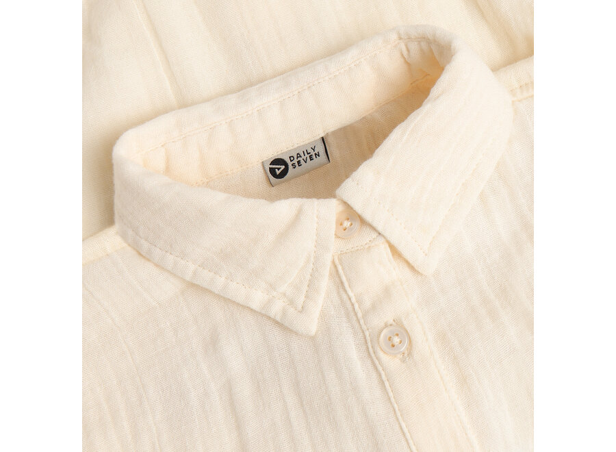 Shirt Longsleeve Fancy - Mother of Pearl