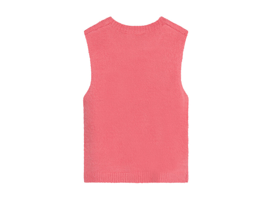 Knitted Vest - Desert Rose