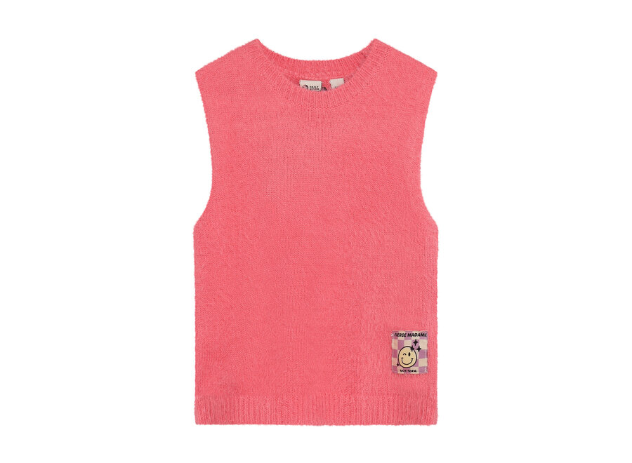 Knitted Vest - Desert Rose