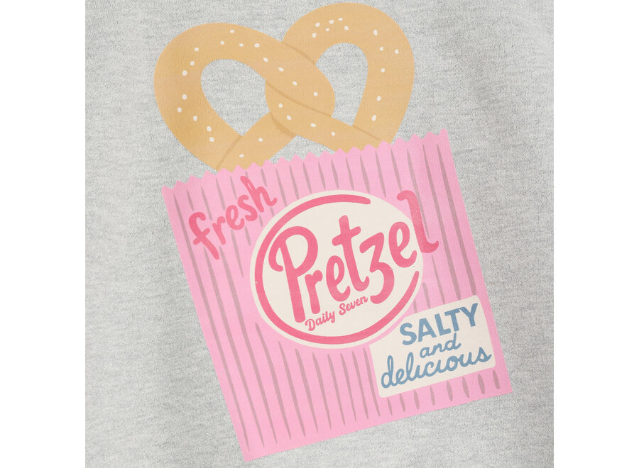 Sweater Backprint - Light Grey Melange
