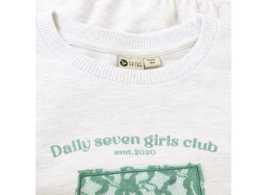 T-shirt Longsleeve Seven - Light Grey Melange