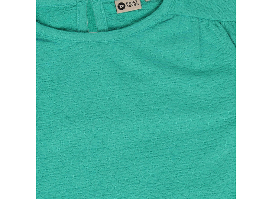 T-Shirt Longsleeve Ruffle - Sea Green