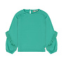 T-Shirt Longsleeve Ruffle - Sea Green