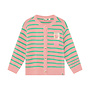 Knitwear Striped Cargdigan - Lilas