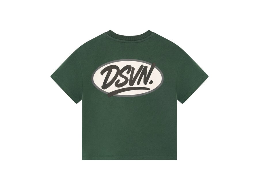 Oversized T-shirt Backprint - Jungle Green